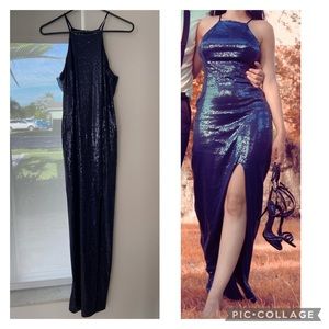 Prom navy blue dress